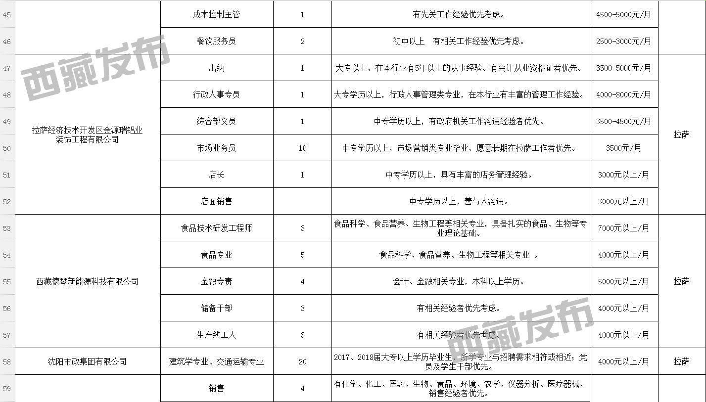 杂荣那曲村最新招聘信息详解及解读概述